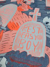 Bonedigger Risograph Print