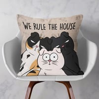 We Rule The House New Version - Personalized Pillow (Insert Included)