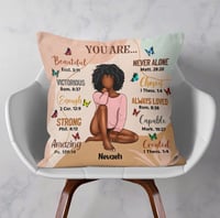 You Are Beautiful Victorious - Personalized Pillow (Insert Included)