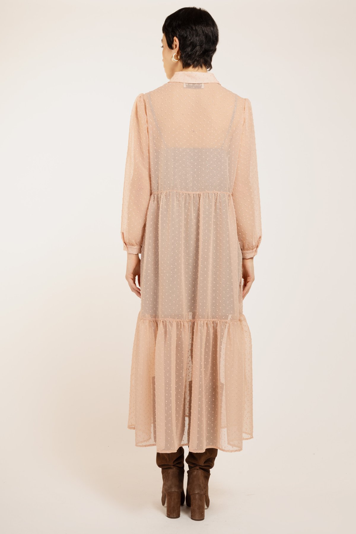 Image of ABITO ALGERI PLUMETY BLUSH