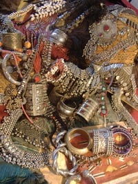 Image 4 of Vintage Kuchi Tribal Triple Pendant Neckpiece (TLSO009)
