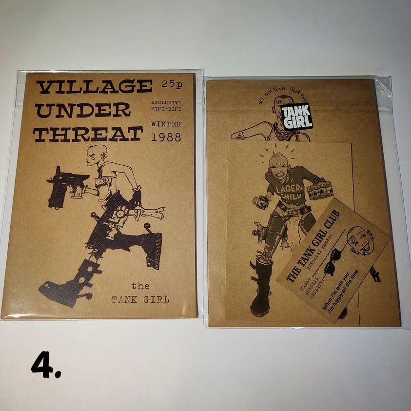 Image of TANK GIRL PICK 'N MIX - COMPLETE POSTER MAGAZINE PACKS