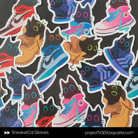 Image 1 of Sneaker Cat Stickers