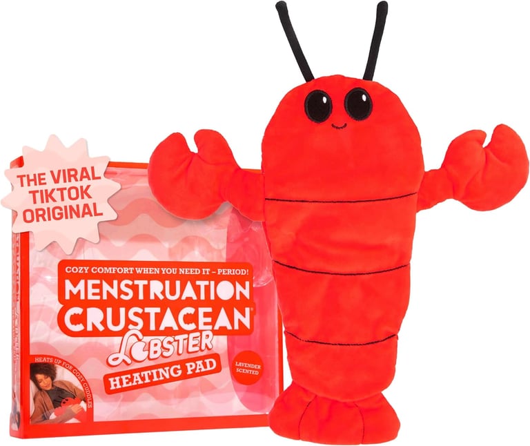 Menstruation Crustacean – Original Viral Cuddly & Cute 14" Lobster Plush