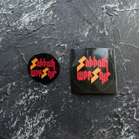 Image 2 of SABBATH WORSHIP ENAMEL PIN