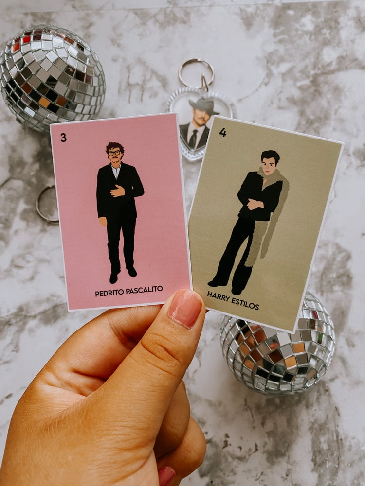 Image of Harry And Pedro Loteria Card Stickers
