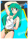5x7 Print of UFO Space Princess