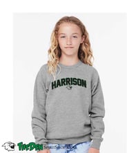 YOUTH Bella+Canvas Crew Sweatshirt - Grey