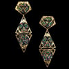DREAM GLITTER / NOMI Peacock Earring