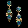 DREAM GLITTER / NOMI Peacock Flower Earring