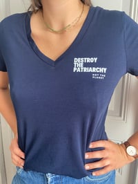 Image 2 of T-SHIRT DESTROY THE PATRIARCHY NOT THE PLANET