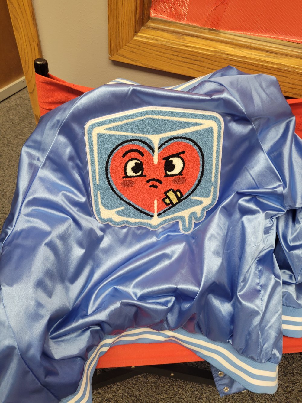 Satin Baseball Jacket