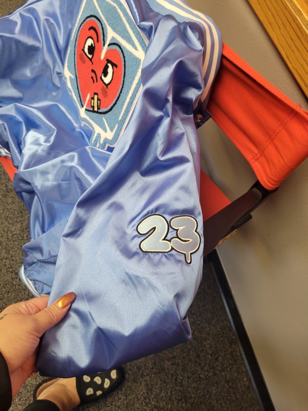 Satin Baseball Jacket