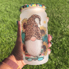Glass Can - Southwestern Gnome w/Bling Lid