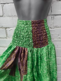 Image 5 of Zar skirt with split green and grey