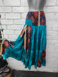 Image 1 of Zara skirt with split turquoise