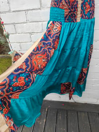Image 3 of Zara skirt with split turquoise