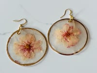 Image 5 of Pressed Cherry Blossoms on Capiz Shell