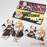 Image 1 of Hololive - Yuzuki Choco X Yozora Mel Slaps, Diecut, Peeker