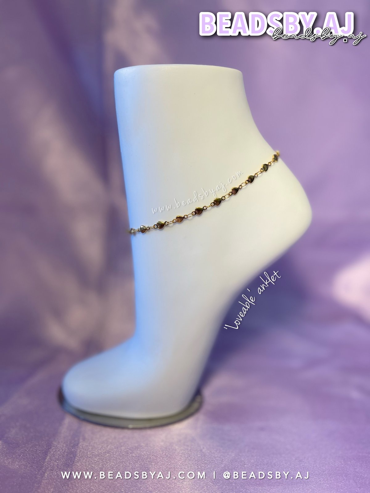 Image of 'Loveable' Anklet 