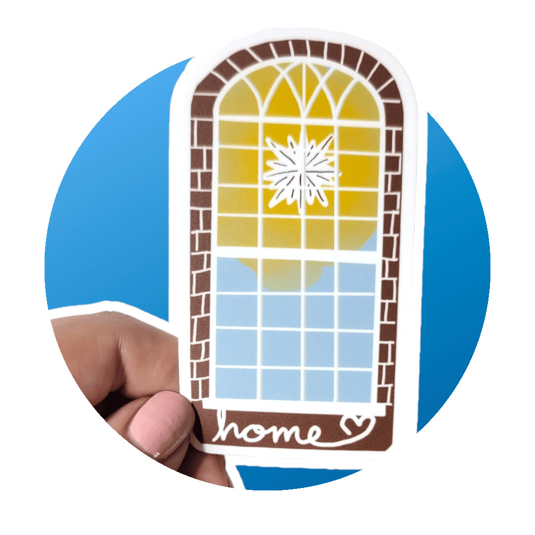 Moravian Home Church Window