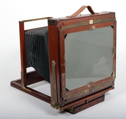 Image of Kodak Century 11X14 ultra large format camera with lensboard replacement bellows