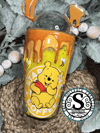 HONEY POOH AND FRIEND/SNOW GLOBE TUMBLER