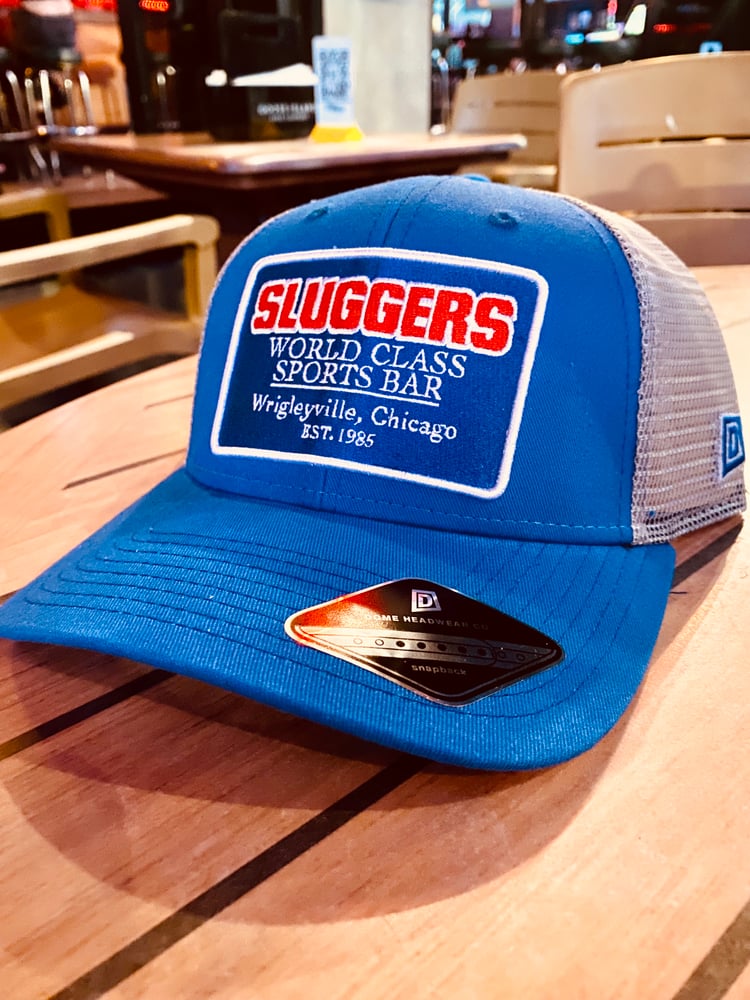 Image of Sluggers snap back trucker Dome Headwear Cap