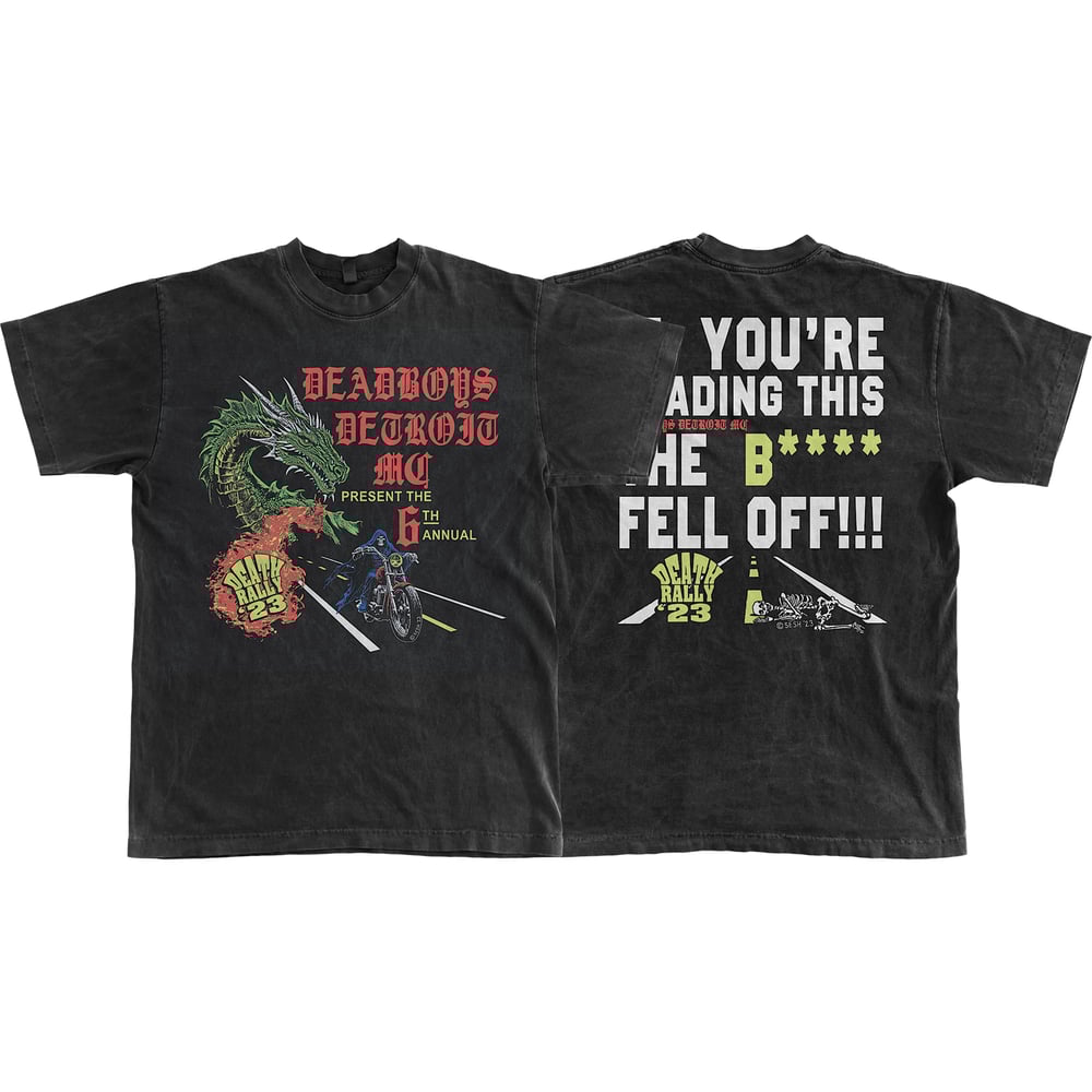 Image of DeathRally'23 short sleeve