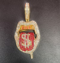 Image 1 of Tongue Necklace Charm