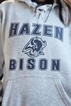 Hazen Bison Sport Lace Hooded Sweatshirt (J America)