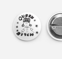 Image of Queen Bitch button 