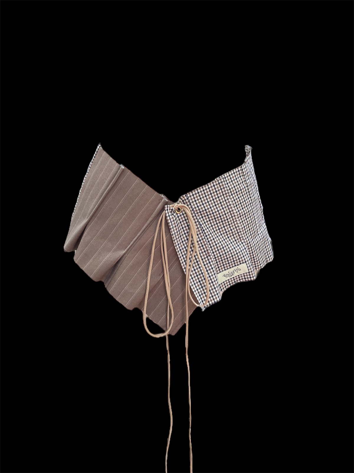 Image of micro mini blazer wrap skirt