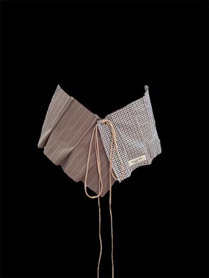 Image of micro mini blazer wrap skirt