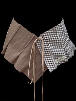 Image of micro mini blazer wrap skirt