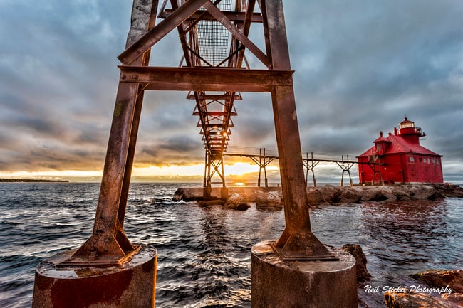 Sturgeon Bay Lighthouse Sunrise #1