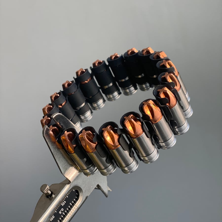 Image of S1CL - Bang Bullet Bracelet Solid Copper  LEAD  FREE •  Boyd ⚙️ Designs 