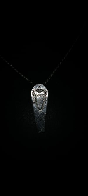 Image of Sterling silver Coffin Pendant