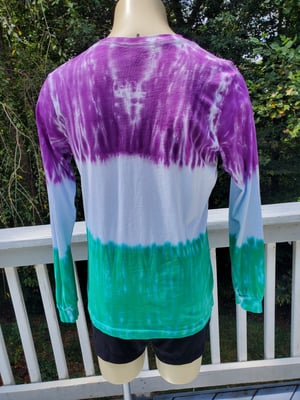 Image of Genderqueer Flag Long Sleeve T-shirt