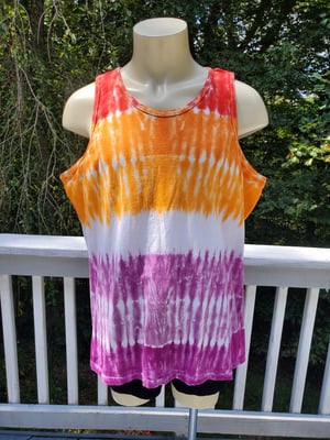 Image of Lesbian Flag Tank Top