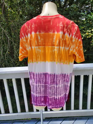 Image of Lesbian Flag Short Sleeve T-shirt