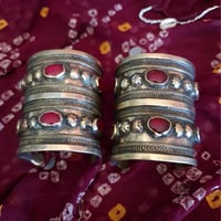 Image 2 of Fabulous Matching Pair of Tribal Turkoman Cuffs (STLO028)