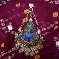 Image 2 of  Vintage Kuchi Tribal Dangle Pendant  (TLSO030)