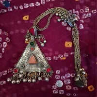 Image 2 of Vintage Kuchi Tribal Buttonhole Pendant  (TJ041)