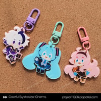 Image 2 of Colorful Synthesizer Charms