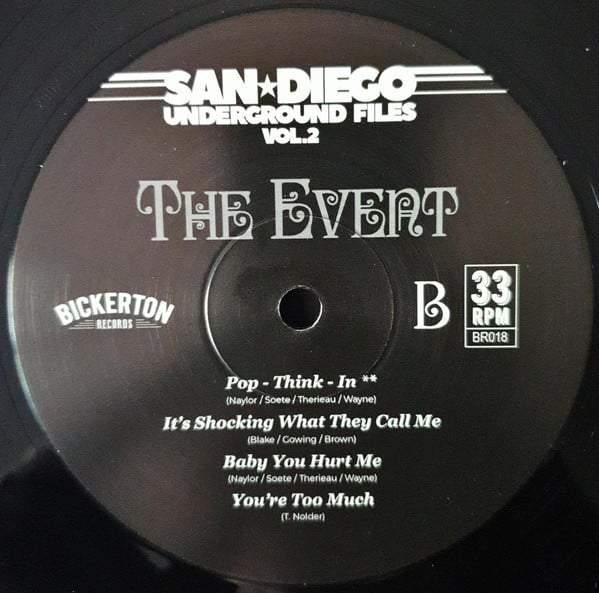 The Event – San Diego Underground Files Vol.2, 10" Vinyl, New