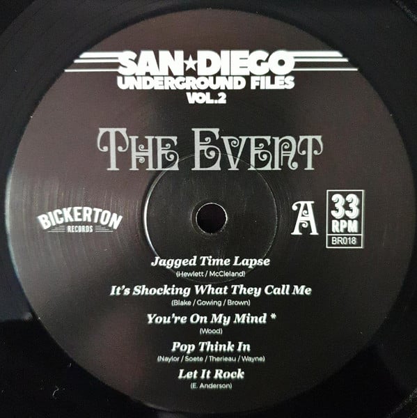 The Event – San Diego Underground Files Vol.2, 10" Vinyl, New