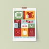 A3 Nottingham Forest Fan Print