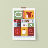 Image 1 of Nottingham Forest Fan Print