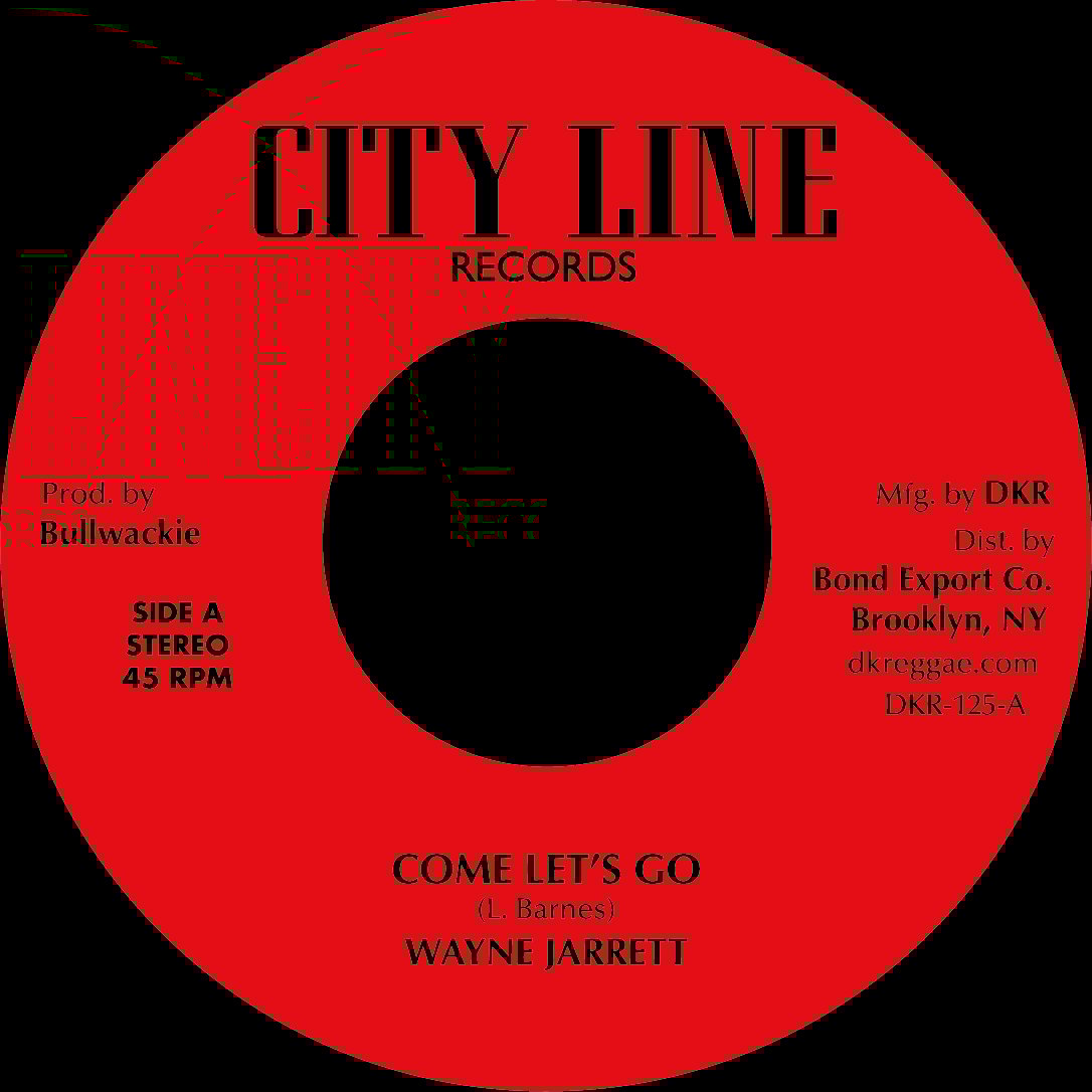 Wayne Jarrett / Jerry Johnson Come Let's Go / Zion Rock 7" [remaster